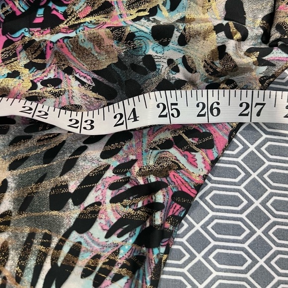 Anthro’s Uluwatu, Y2K Multicolor Mashup, Open-Back, Stretch, Dress, Size Lg - Picture 9 of 10